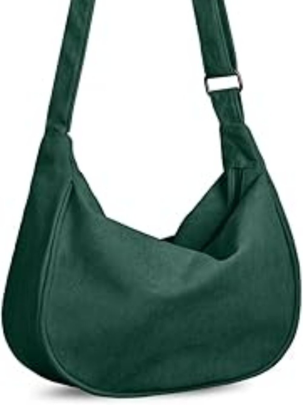 New Crescent Crossbody Bag Sling Hobos Dumpling Bag Crescent Purse Dark Green